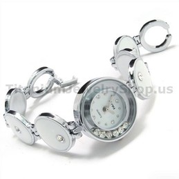 White With Diamonds Fashion Wacthes 08030