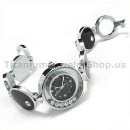 Black With Diamonds Fashion Wacthes 08031