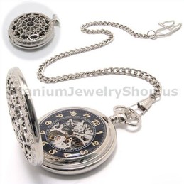 Quality Goods Pierced Automatic Pocket Wacthes 09315