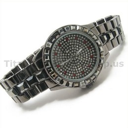 Waterproof Black Steel Band Fashion Wacthes 14880