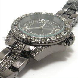 Waterproof Black Steel Band Business Fashion Wacthes 14882