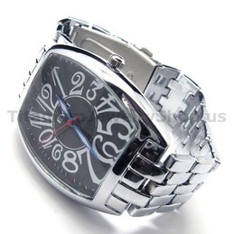 Men Black Face Quality Goods Lovers Fashion Wacthes 16991