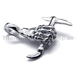 Pure Titanium Hand Bone Design Pendant with Hatchet - Free Chain 16458