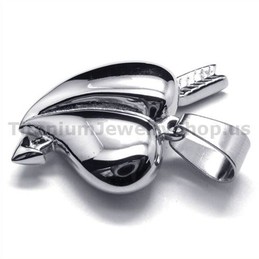 Cupid's arrows Titanium Pendant - Free Chain 19032