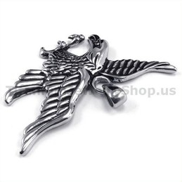 Titanium Eagle Pendant - Free Chain 19155