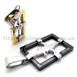 Titanium Lovers Pendants-Free Chains 19370