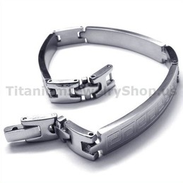 Mens Titanium Bracelet 19053