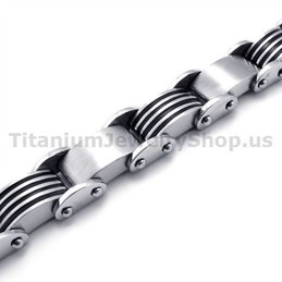 Mens Titanium Bracelet 19268