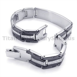 Mens Titanium Bracelet 19333
