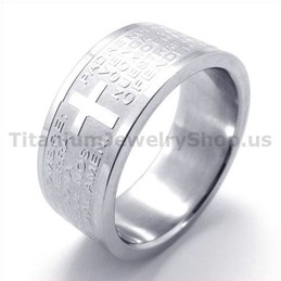 Cross Titanium Ring 19272
