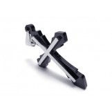 Men's Black Pure Titanium Pendant Cross Necklace (New)