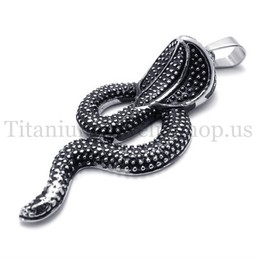 black King Cobra titanium pendant 20080