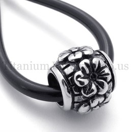 fortunate bead titanium pendant 20120