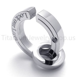 2012 New Fracture Ring Silvery Titanium Pendant 20250