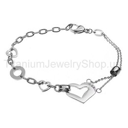 Sweetheart Titanium Bracelet