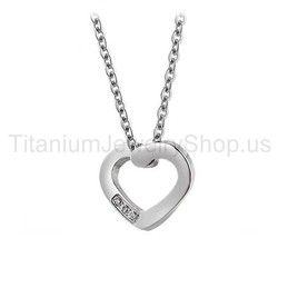 Sweetheart Titanium Pendant