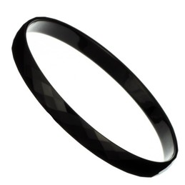 Black Tungsten High Polish Bangle C888