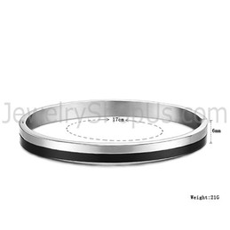Tatanium Black and Couple Bangles C822