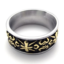 Gold Vintage Titanium Ring 20298