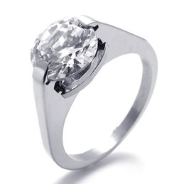 Diamond Titanium Ring 20596
