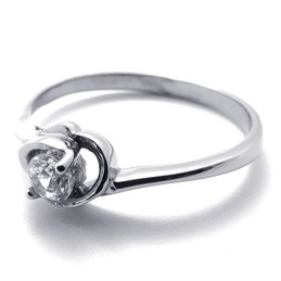 Diamond Titanium Ring for Women 20593