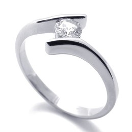 Diamond Titanium Ring for Women 20592