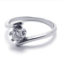 Women's Diamond Titanium Ring 20589