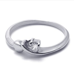 Diamond Titanium Ring 20582