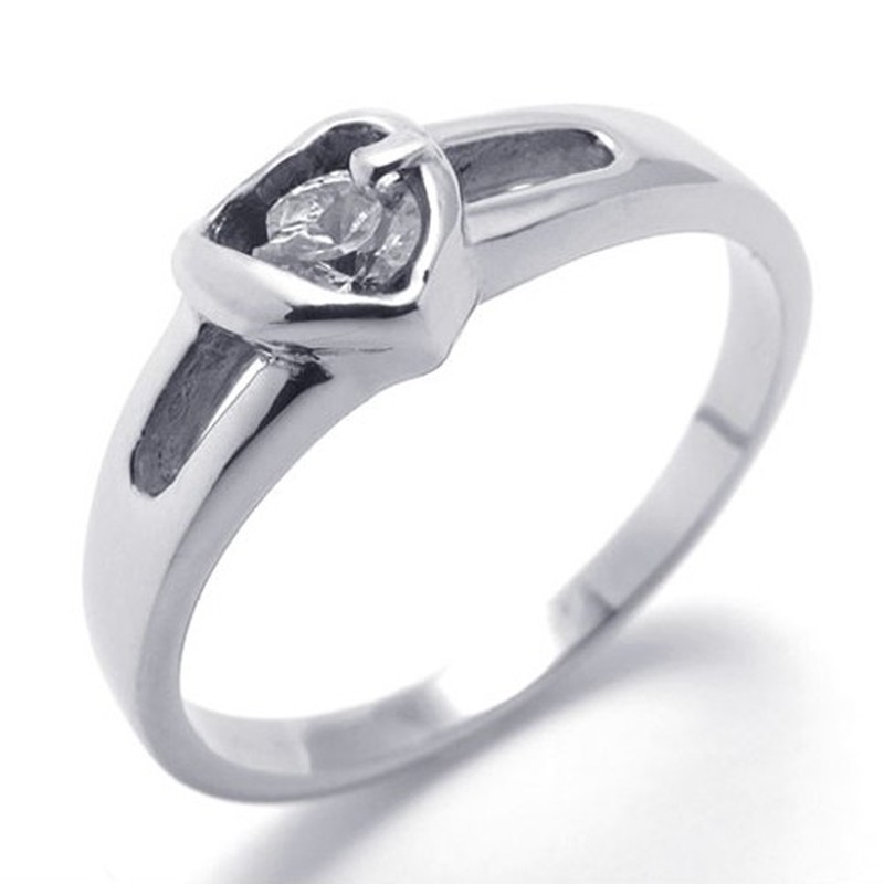 Diamond Titanium Ring for Women 20581