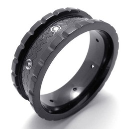 Black Diamond Titanium Ring 20210