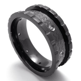 Black Diamond Titanium Ring 20210