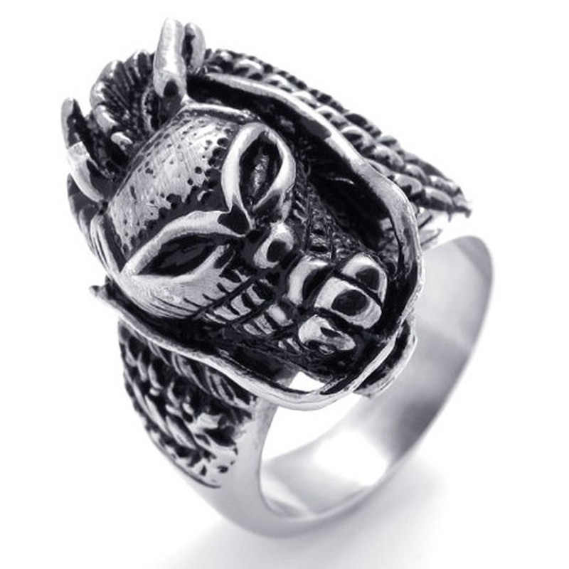 Skull Titanium Ring 20171