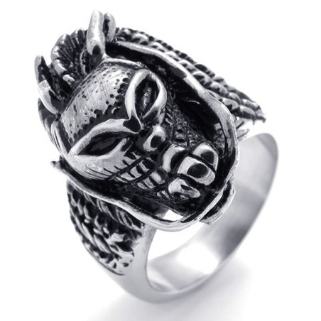 Skull Titanium Ring 20171