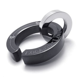 Black Diamond Lovers Titanium Pendant for Women 20251