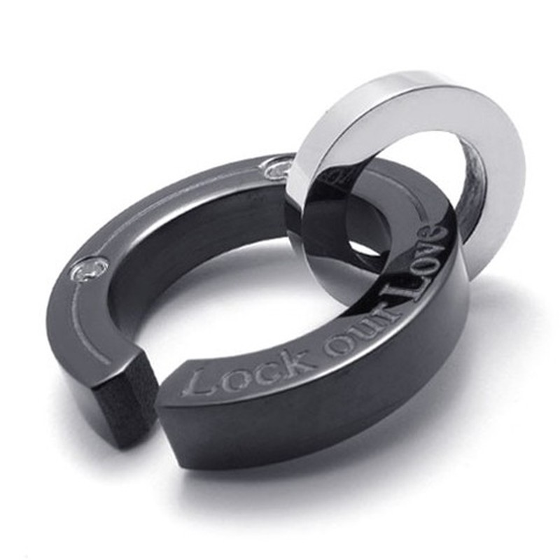 Black Diamond Lovers Titanium Pendant for Women 20251