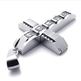 Cross Diamond Titanium Pendant 20750