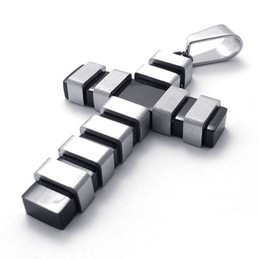 Black Titanium Cross Pendant 20554