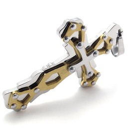 Black Titanium Cross Pendant 20267