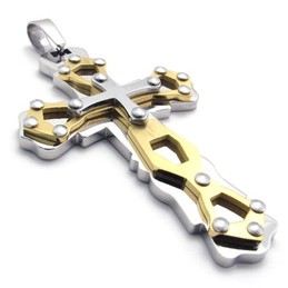 Black Titanium Cross Pendant 20267