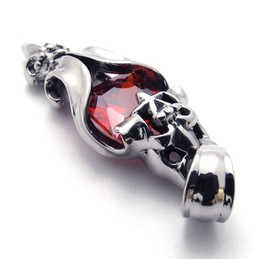Red Diamond Titanium Pendant 20668