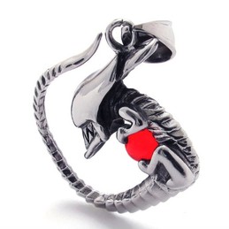 Red Diamond Titanium Pendant 20666