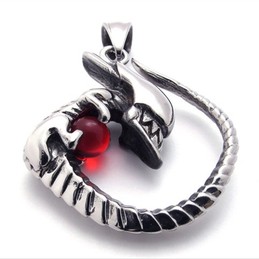 Red Diamond Titanium Pendant 20666
