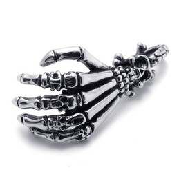 Hand Bone Titanium Pendant 20629