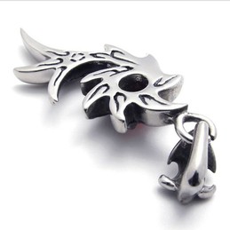Red Diamond Mermaid Titanium Pendant 20457