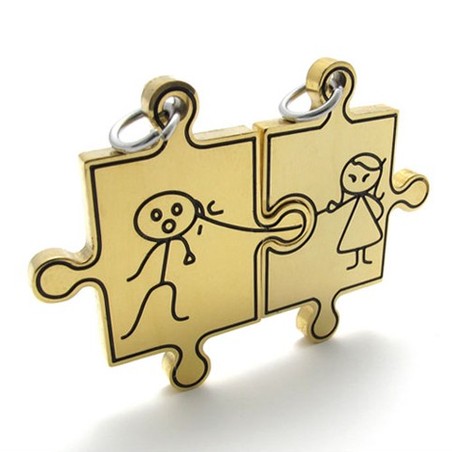 Gold Lovers Titanium Pendant 20362