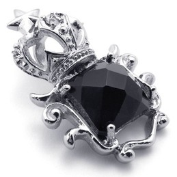 Gem Crown Titanium Pendant 20328