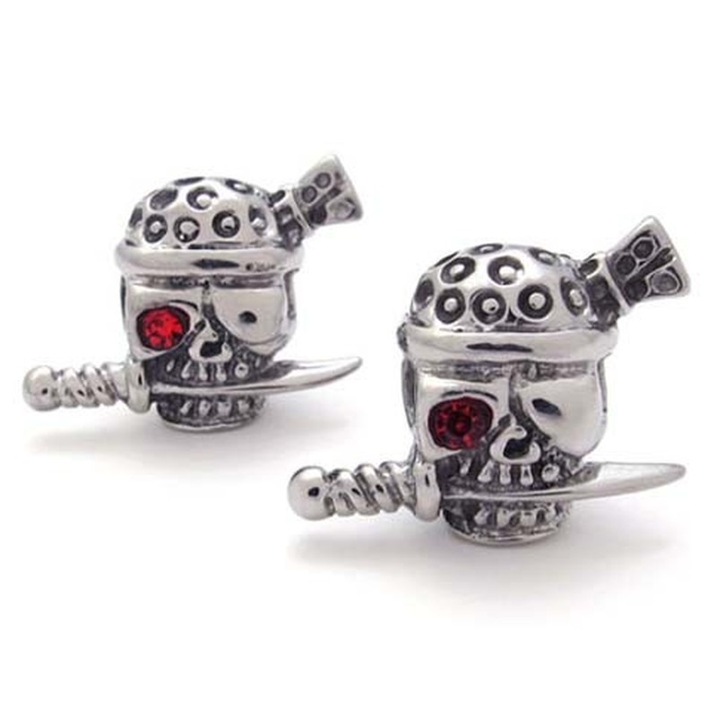Skull Titanium Earrings 20350