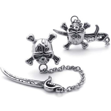 Sword  Titanium Earrings 20348