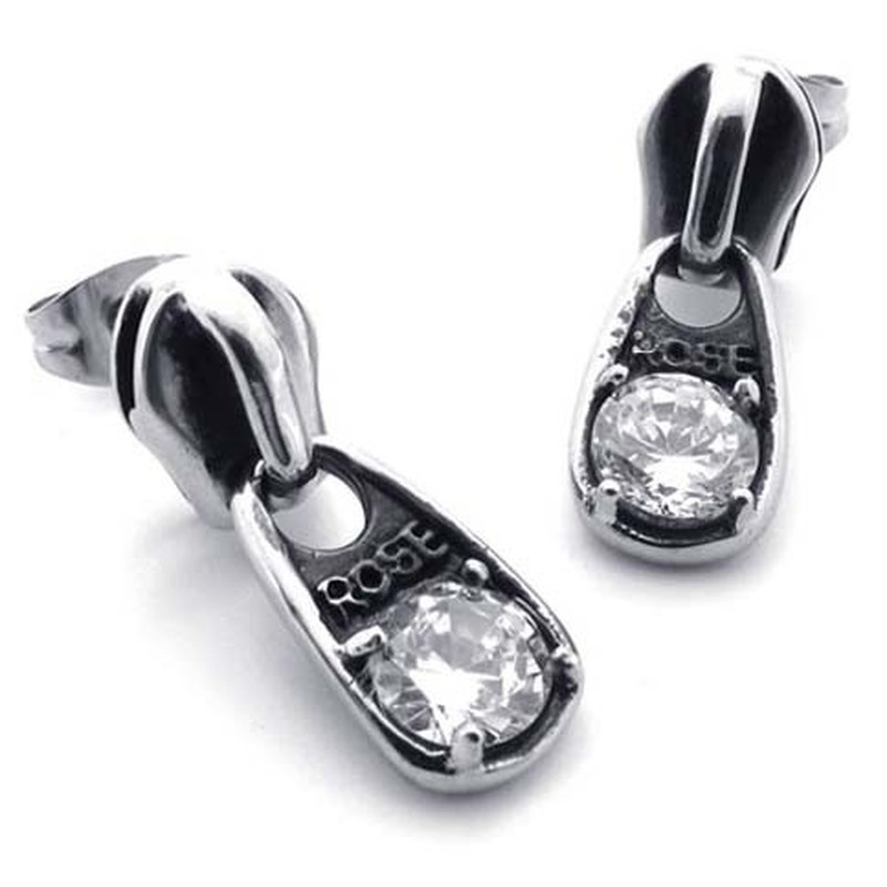 Diamond Titanium Earrings 20340