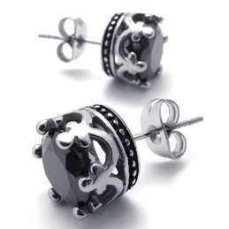 Diamond Titanium Earrings 20256